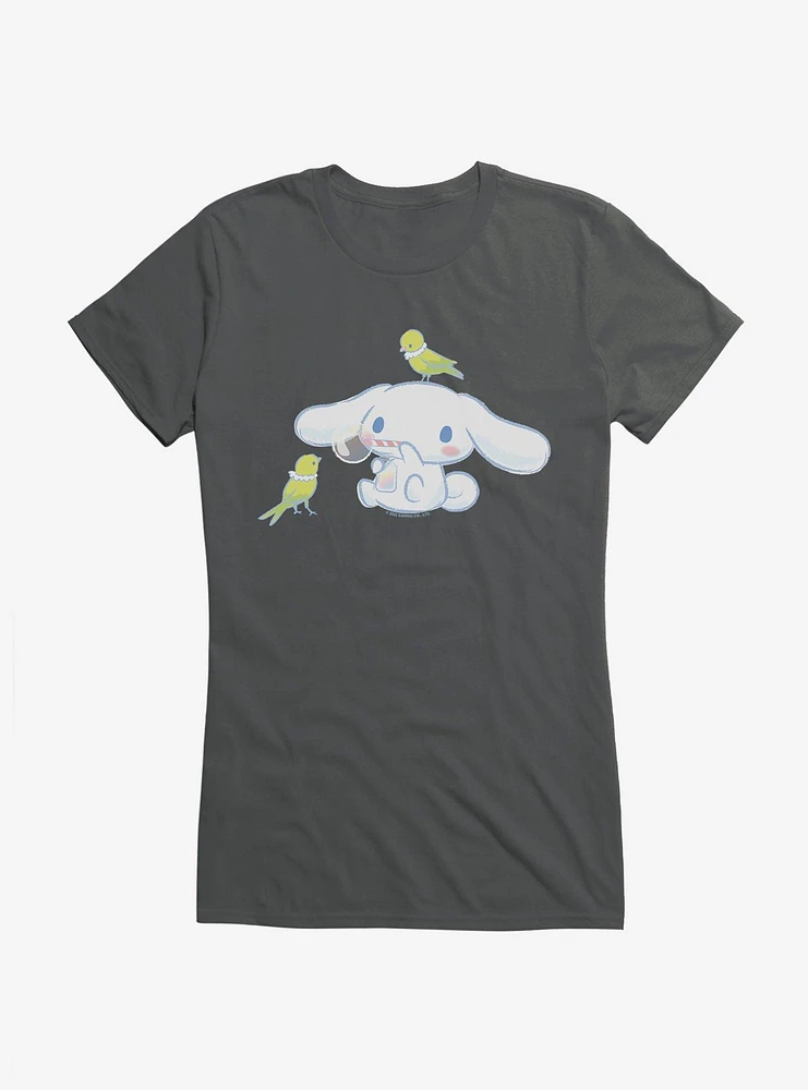 Cinnamoroll Bubbles And Birds Girls T-Shirt