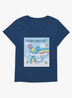 Cinnamoroll Balloons And Rainbow Girls T-Shirt Plus