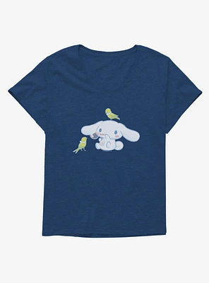 Cinnamoroll Bubbles And Birds Girls T-Shirt Plus