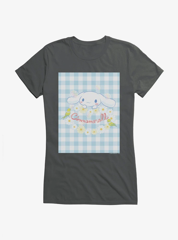 Cinnamoroll Daisies And Picnic Girls T-Shirt