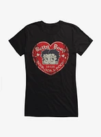 Betty Boop Fan Club Heart Girls T-Shirt