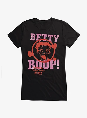 Betty Boop Pink #352 Girls T-Shirt