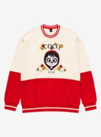 Disney Pixar Coco Miguel Floral Panel Crewneck - BoxLunch Exclusive