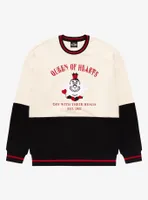 Disney Villains Alice Wonderland Queen of Hearts Panel Crewneck - BoxLunch Exclusive