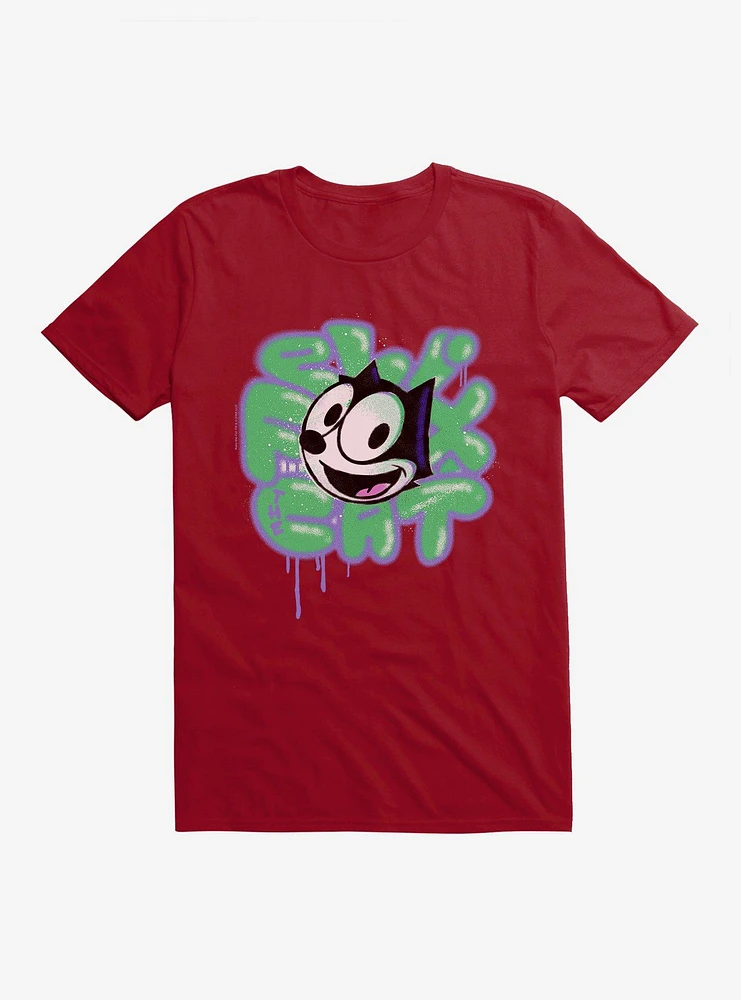 Felix The Cat Graffiti Art T-Shirt