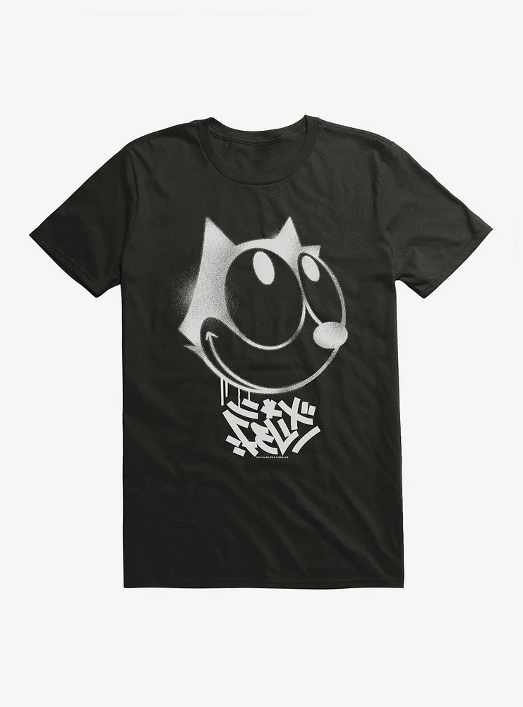 Felix The Cat Graffiti Art Smiling T-Shirt