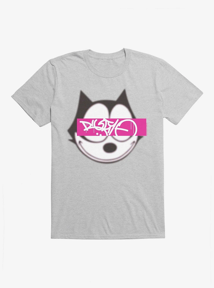 Felix The Cat Graffiti Art Text Box T-Shirt