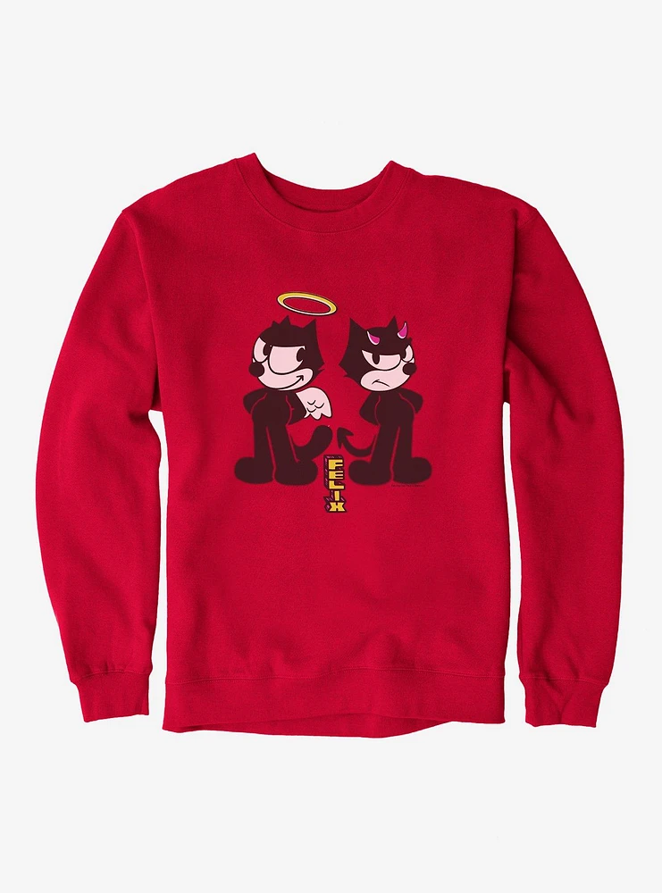 Felix The Cat Good And Evil Sweatshirt