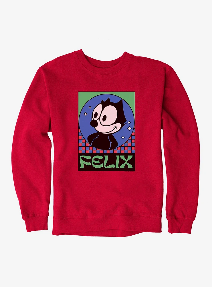 Felix The Cat Diamond Stars Sweatshirt