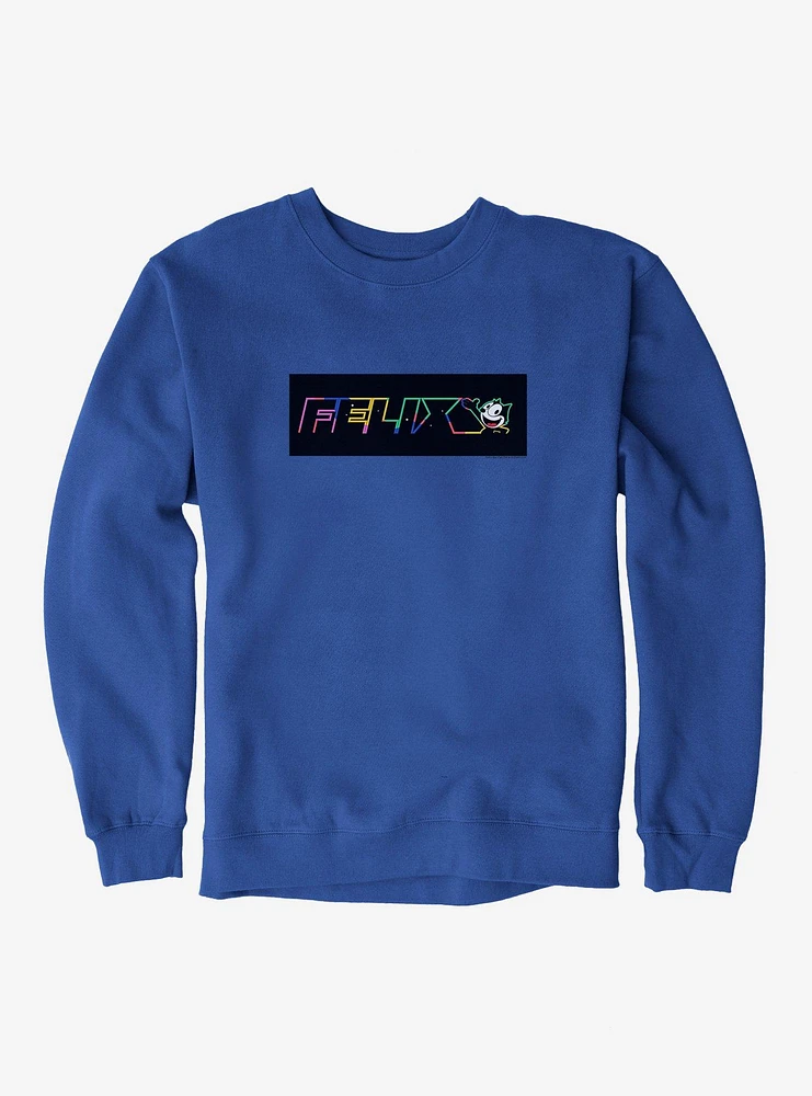 Felix The Cat Neon Space Sweatshirt