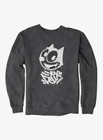 Felix The Cat Graffiti Art All Smiles Sweatshirt