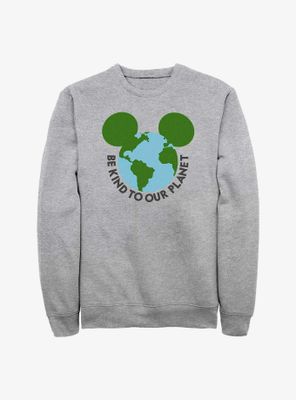Disney Mickey Mouse Be Kind To Our Planet Ears Sweatshirt