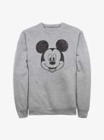 Disney Mickey Mouse Face Sweatshirt