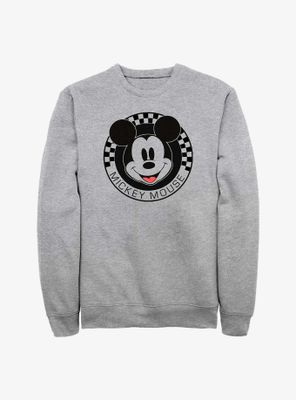Disney Mickey Mouse Checkered Sweatshirt