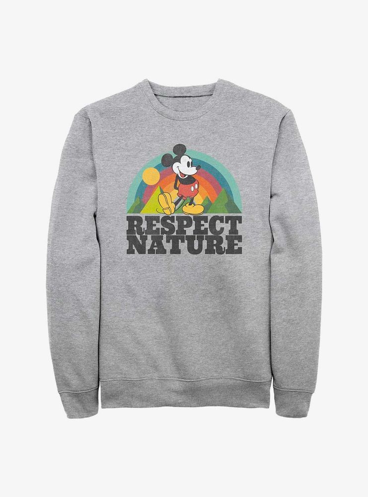 Disney Mickey Mouse Respect Nature Sweatshirt