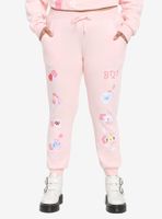 BT21 Cherry Blossom Girls Sweatpants Plus