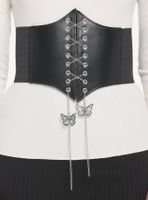 Black Butterfly Chain Corset