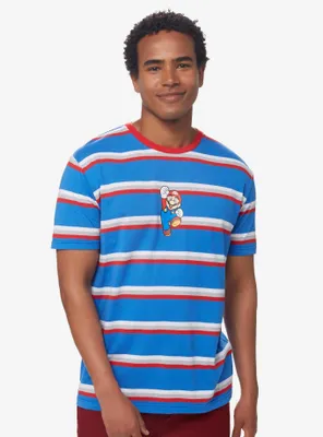 Nintendo Super Mario Bros. Striped T-Shirt - BoxLunch Exclusive