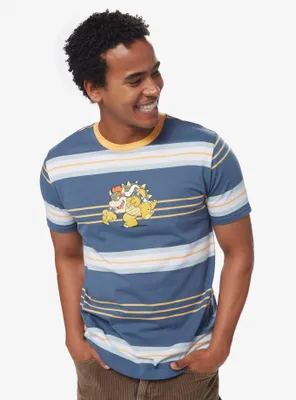 Nintendo Super Mario Bros. Bowser Striped T-Shirt - BoxLunch Exclusive