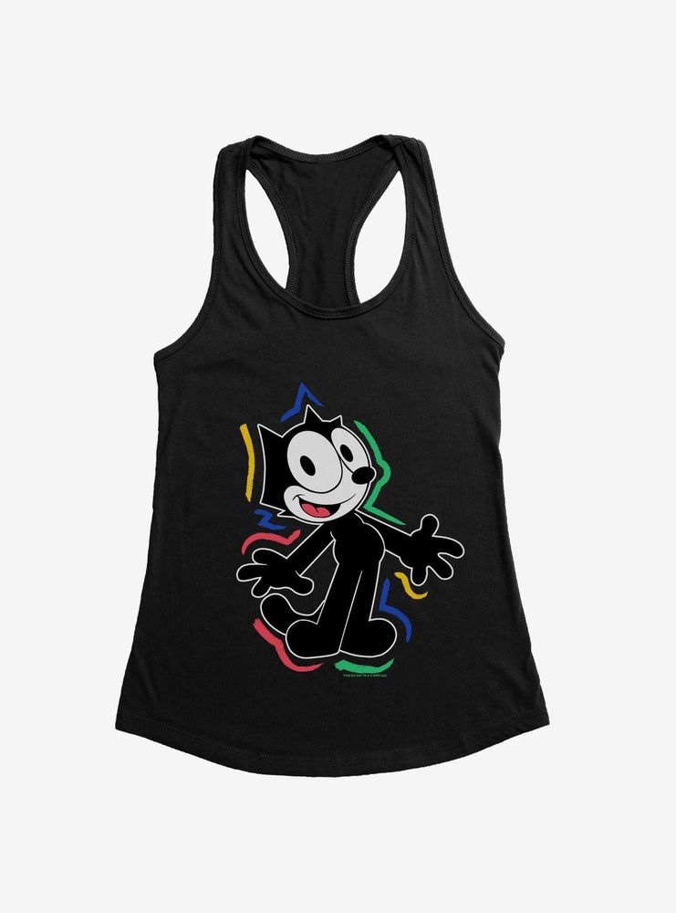 Felix The Cat 90s Highlights Womens Tank Top