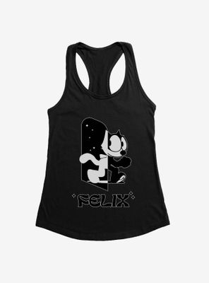 Felix The Cat Black and White Womens Tank Top