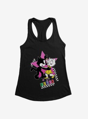 Felix The Cat Kitty And Dancing Womens Tank Top