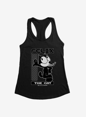 Felix The Cat Whistling Womens Tank Top