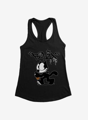 Felix The Cat Spray Painting Womens Tank Top