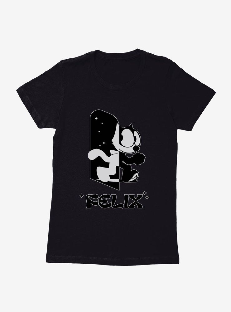 Felix The Cat Black and White Womens T-Shirt
