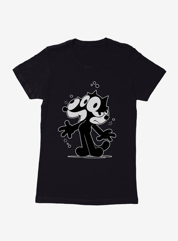 Felix The Cat Split Personality Womens T-Shirt