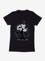 Felix The Cat Split Personality Womens T-Shirt