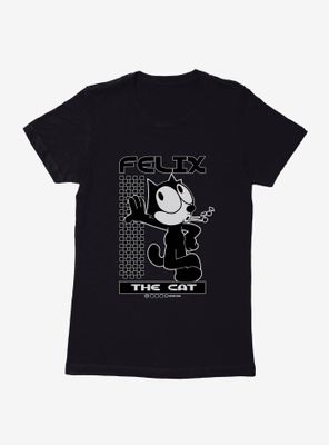Felix The Cat Whistling Womens T-Shirt