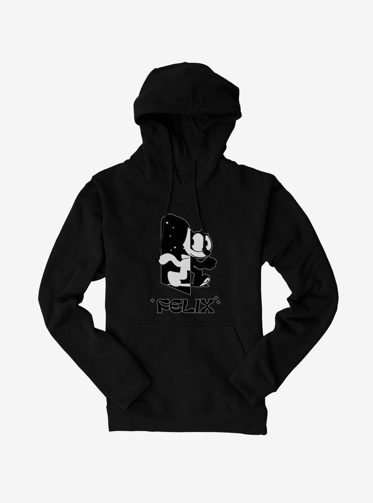 Felix The Cat Black and White Hoodie