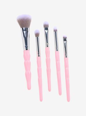 Pink Strawberry Mini Makeup Brush Set