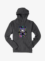 Felix The Cat 90s Checkers Graphic Hoodie