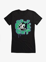 Felix The Cat Graffiti Art Girls T-Shirt