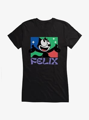 Felix The Cat Bright Smile Girls T-Shirt