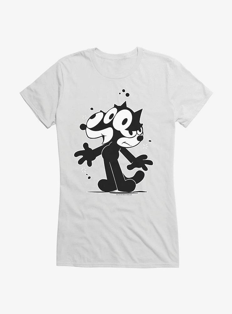 Felix The Cat Split Personality Girls T-Shirt