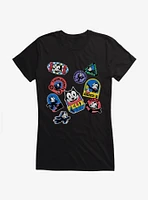 Felix The Cat Sticker Collection Girls T-Shirt