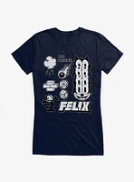 Felix The Cat Original Icons Girls T-Shirt