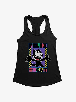 Felix The Cat 90s Checkers Graphic Girls Tank