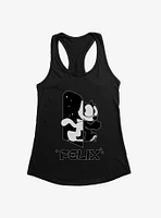 Felix The Cat Black and White Girls Tank