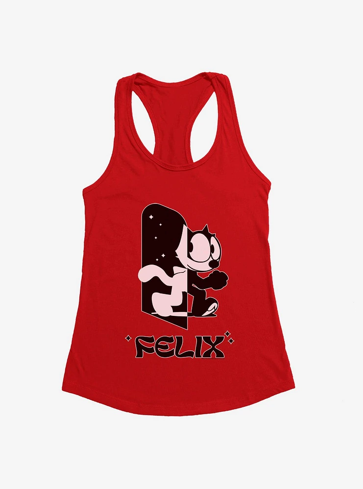 Felix The Cat Black and White Girls Tank