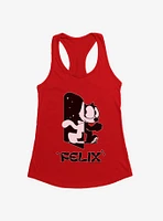 Felix The Cat Black and White Girls Tank