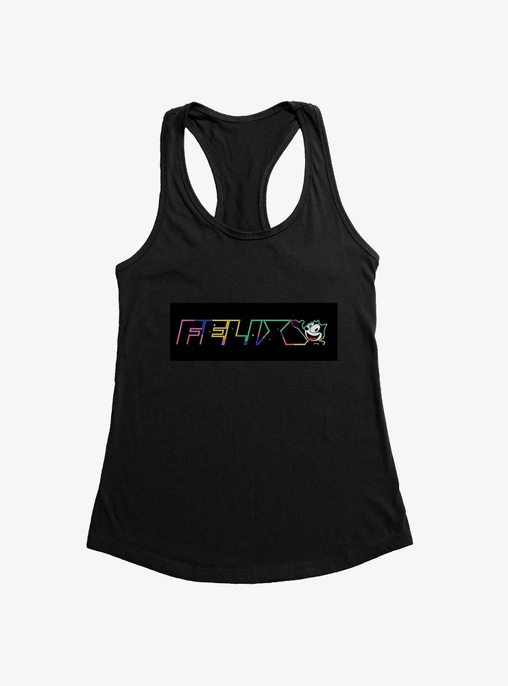 Felix The Cat Neon Space Girls Tank