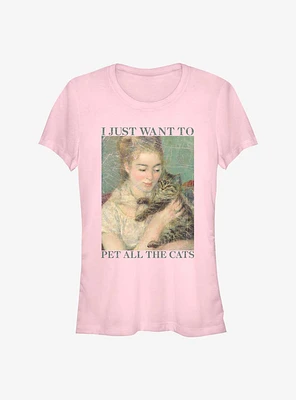Pet All Cats Girls T-Shirt