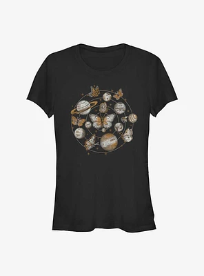 Planet Butterflies Girls T-Shirt