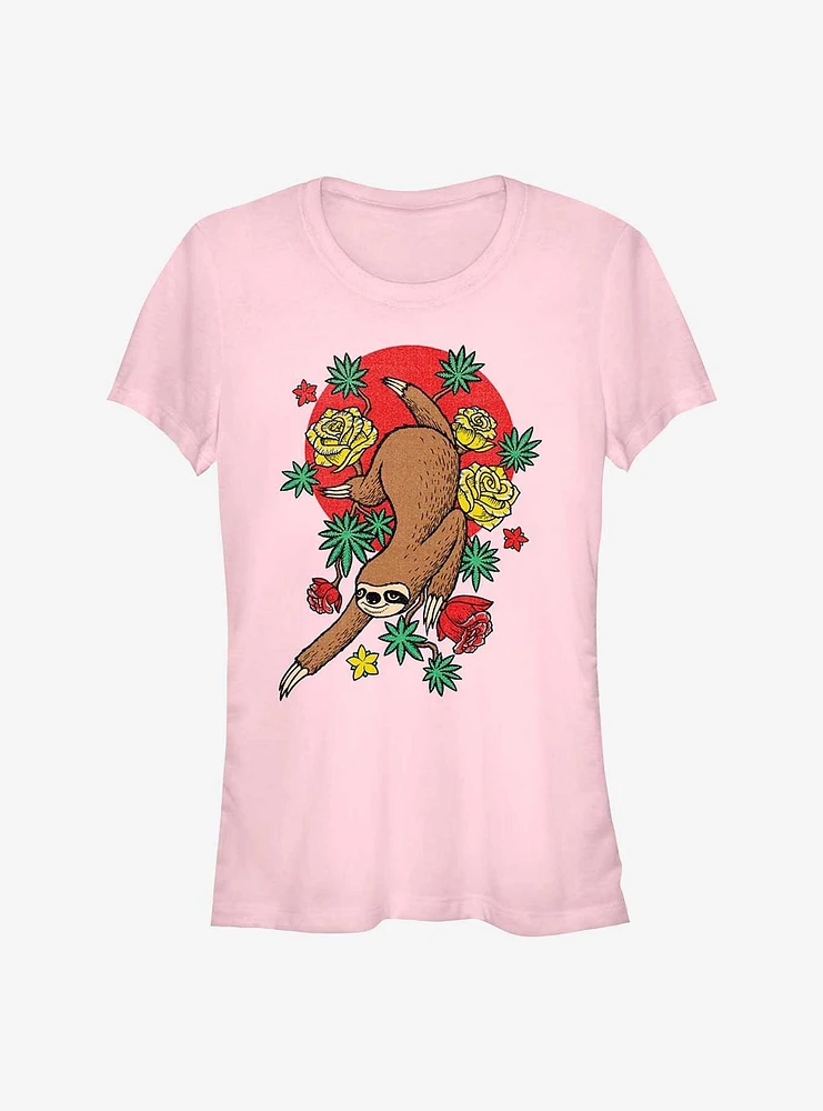 Sloth Forest Girls T-Shirt
