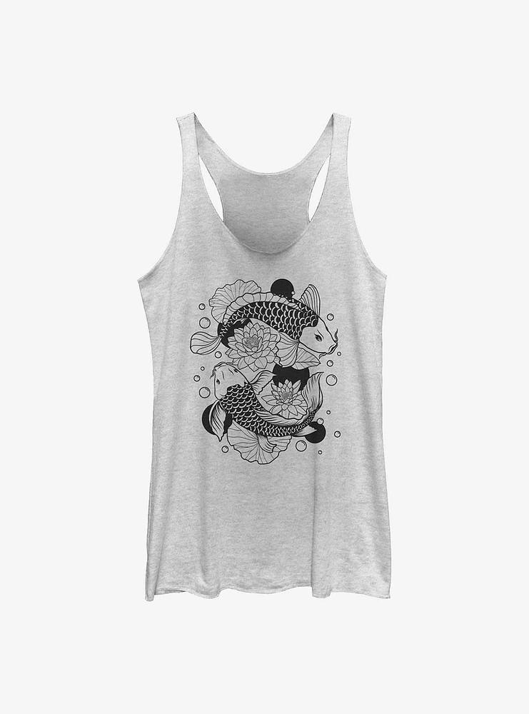 Koi Fishes Girls Tank