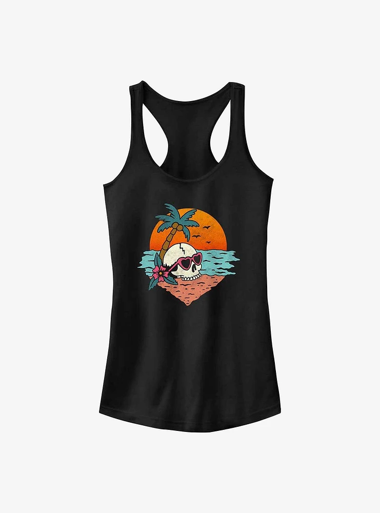 Tropical Skull Girls Tank